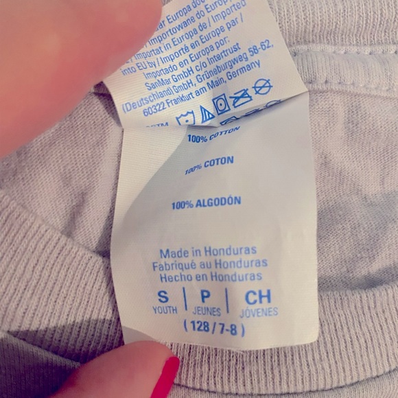 Gray 8th Birthday Special Occasion shirt. Only worn once EUC - Picture 3 of 3